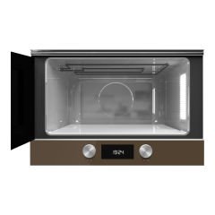 Teka Mikrodalga Fırın, Ankastre Mikrodalga Fırın + Izgara, 39 Cm Yükseklik, LED Ekranlı Kontrol Paneli, 3 Pişirme Programı, 22 Lt Kapasite,  Kahverengi, ML 8220 BIS L LB