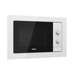 Teka Ankastre Mikrodalga,  Mekanik kontrol, 5 mikrodalga seviyesi, 20 lt kapasite, Beyaz Renk, MB 620 BI WH