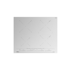 Teka 60 Cm İndüksiyon Ocak, 4 Pişirme Gözü, Senkron Pişirme Gözleri, MultiSlider Dokunmatik Kontrol Paneli, Urban Serisi (White Marble), Beyaz  Renk, IZC 64630 WH MST