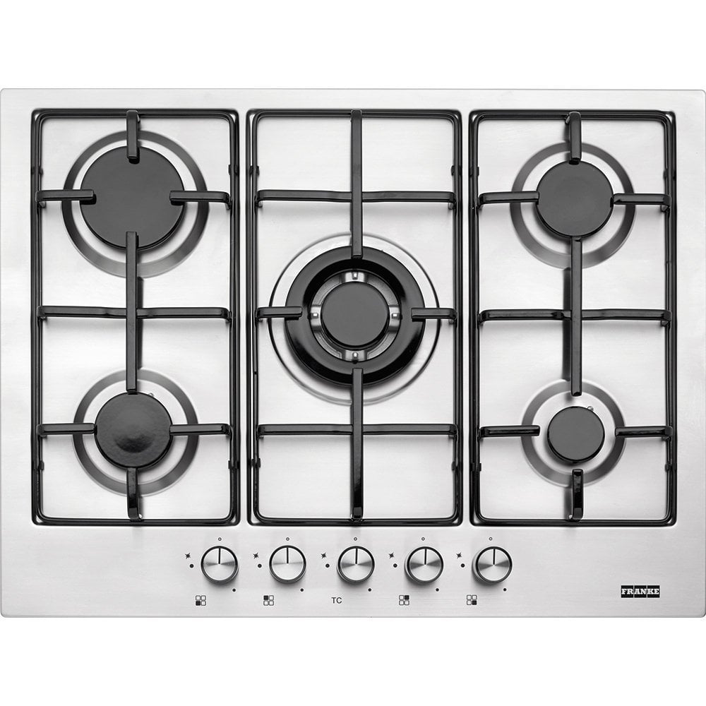 Franke 5 Gözlü, Çelik Ocak, Gaz Emniyetli, Emaye Izgaralı, Ocak, Lınear Fhnl 705 4G Tc Xs E