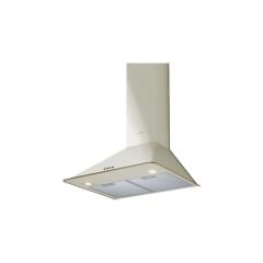 Teka 60 Cm Dikey Davlumbaz, 3 Kademe, 603 m3/h Hava Emiş Gücü (maks), 66 dB ses seviyesi (maks), Vanilya Pirinci Rengi, DOS 60.1 VN