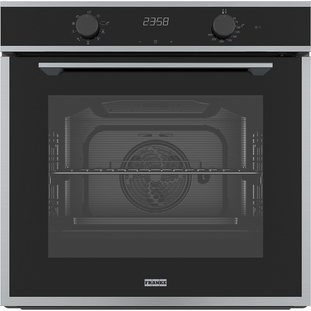 Franke 8 Programlı, Siyah Glass/Inox , dijtal fırın, FMA 86 H XS