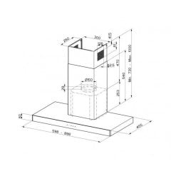 Hood Stılo Glass Smart A90 