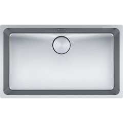 Franke Çelik Evye, Tek Gözlü, Damlalıksız, Tezgah Altı, İnox Renk, Myx 110-70 3 1/2'' I Pwıwofc