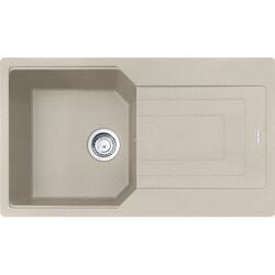 Franke UBG 611-86 Urban, Tezgah üstü, 860x500 mm, Sahara, Tek Gözlü Damlalıklı Evye