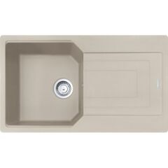 Franke UBG 611-86 Urban, Tezgah üstü, 860x500 mm, Sahara, Tek Gözlü Damlalıklı Evye