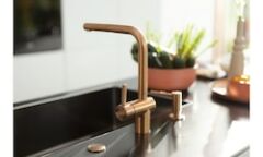 Franke Atlas Neo Doccia, tek kumandalı, spiralli, copper armatür