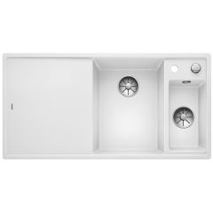 BLANCO AXIA III 6 S Cam Kesme Tahtalı SOL DAMLALIK BEYAZ