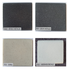 marmorin 1 Gözlü, Granit, Damlalıksız, Siyah Evyve, VOGA II 620