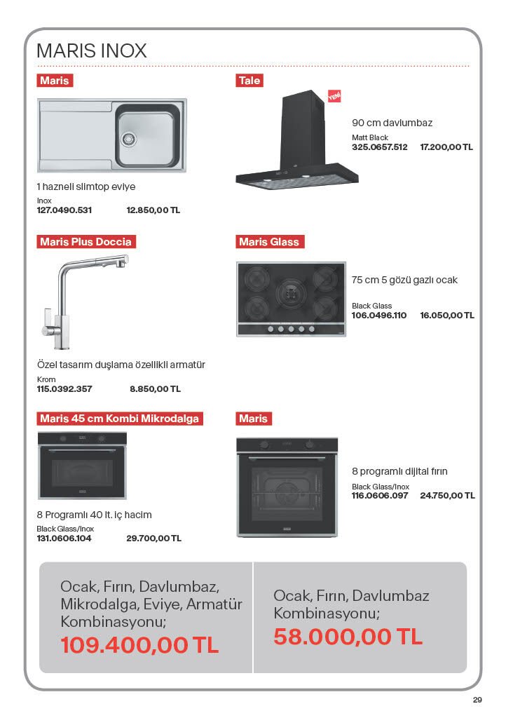 FRANKE MARİS İNOX SET - DAVLUMBAZ - FIRIN - OCAK