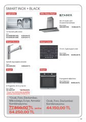 FRANKE SİYAH ANKASTRE SET - FABER SMART X/V A90 DAVLUMBAZ FHNG 705 4G TC BK C OCAK FSM 86 H XS FIRIN