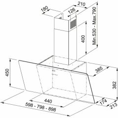 Franke Smart Linear 60 Cm Beyaz Cam 4 Lü Ankastre Set
