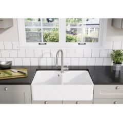BLANCO Villae Double Farmhouse  Kristal Beyaz Evye