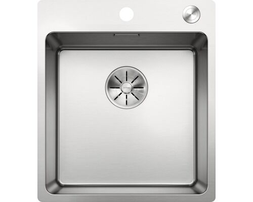 BLANCO ANDANO 400-IF/A PUSH Sifon Kontrol Paslanmaz Çelik Evye