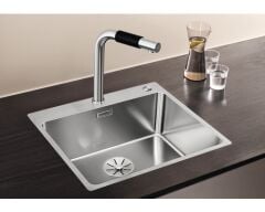 BLANCO ANDANO 500-IF/A PUSH Sifon Kontrol Paslanmaz Çelik Evye