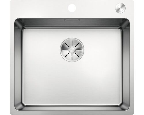 BLANCO ANDANO 500-IF/A PUSH Sifon Kontrol Paslanmaz Çelik Evye