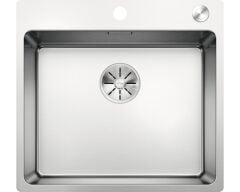 BLANCO ANDANO 500-IF/A PUSH Sifon Kontrol Paslanmaz Çelik Evye