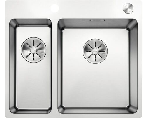 BLANCO ANDANO 340/180-IF/A PUSH Sifon Kontrol Büyük göz Sağ Paslanmaz Çelik Evye