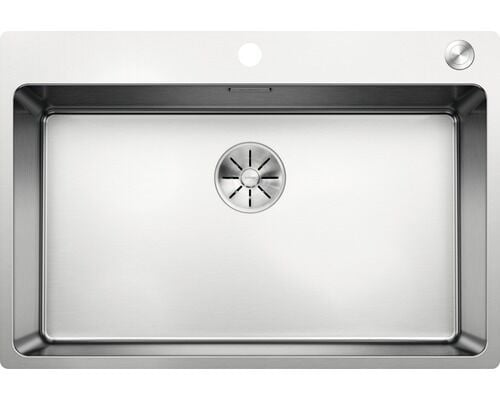 BLANCO ANDANO 700-IF/A PUSH Sifon Kontrol Paslanmaz Çelik Evye