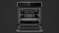 Teka SteakMaster Fırın Özel Döküm Izgara ve Isıtıcıya Sahip Multifonksiyonel Pirolitik Turbo Fırın