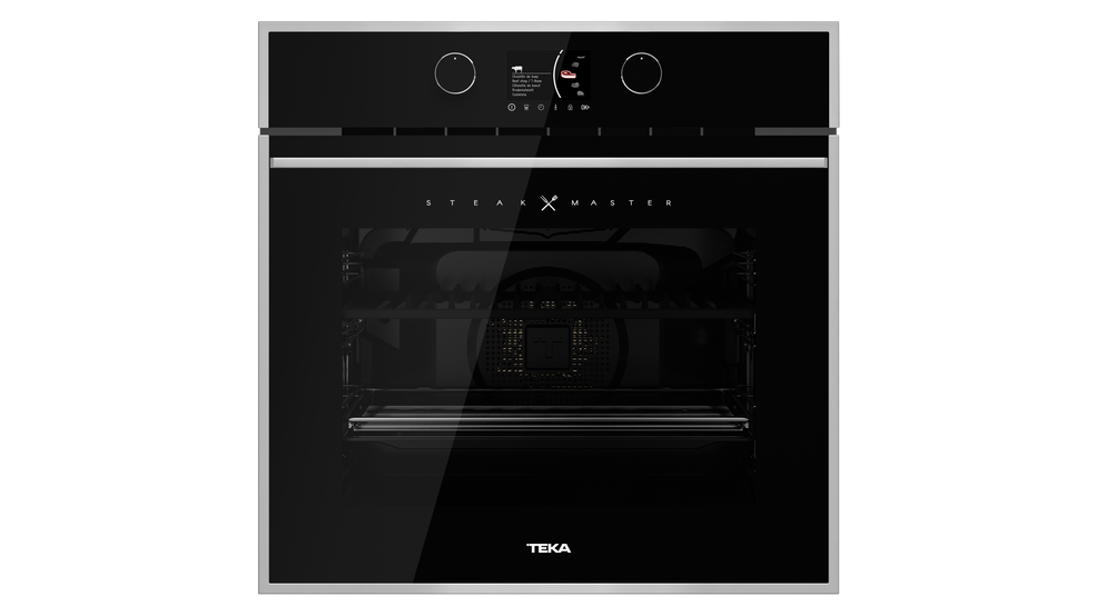 Teka SteakMaster Fırın Özel Döküm Izgara ve Isıtıcıya Sahip Multifonksiyonel Pirolitik Turbo Fırın