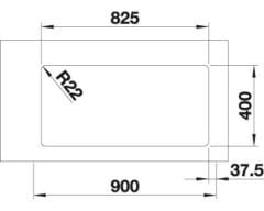 BLANCO ANDANO 400/400-U Sifon Gider Paslanmaz Çelik Evye