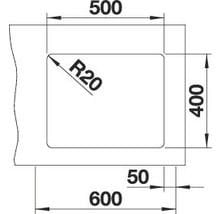 BLANCO ETAGON 500-U  Anthracite Evye