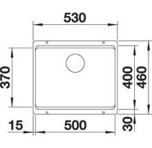 BLANCO ETAGON 500-U  Alu Metalik Evye