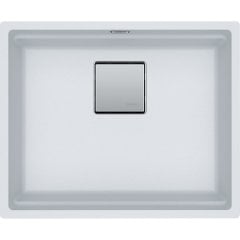 Franke Granit Evye, Tek Gözlü, Damlalıksız, Tezgah altı, Bianco Renk, 2 KNG 110-52