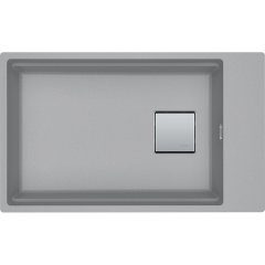 Franke Granit Evye, tek gözlü, Damlalıksız, Tezgah altı, Stone grey Renk, KNG 110-62