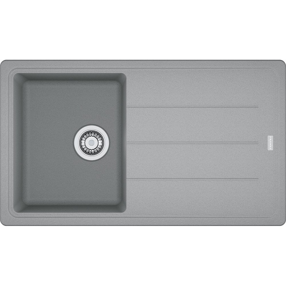 Franke Granit Evye, Tek Gözlü, Sağ/Sol Damlalıklı,  Stone grey Renk, BFG 611-86