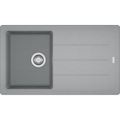 Franke Granit Evye, Tek Gözlü, Sağ/Sol Damlalıklı,  Stone grey Renk, BFG 611-86