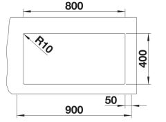 BLANCO SUBLINE 800 - U  Anthracite Evye