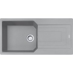 Franke Granit Evye, Tek Gözlü, damlalıklı, Tezgah Üstü, Stone grey Renk, UBG 611-100