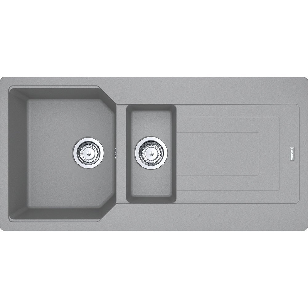Franke Granit Evye, 1,5 Gözlü, Damlalıklı, Tezgah Üstü, Stone grey Renk, UBG 651-100