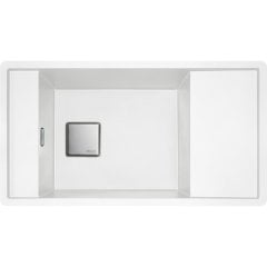 Franke Granit Evye, 1 Gözlü, Damlalıklı, Tezgah Üstü, Bianco Renk, FSG 611-88